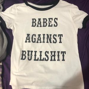 Babes against bullshit tee